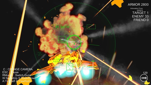 Screenshot z Massive Air Combat