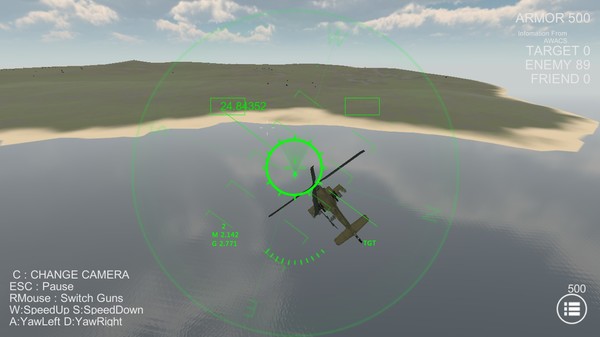 Screenshot z Massive Air Combat