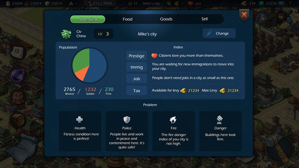 Sim Empire Screenshot