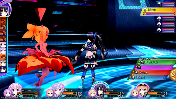 Hyperdimension Neptunia Re;Birth3 Survival Mode.