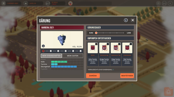Hundred Days Winemaking Simulator Screenshot 5
