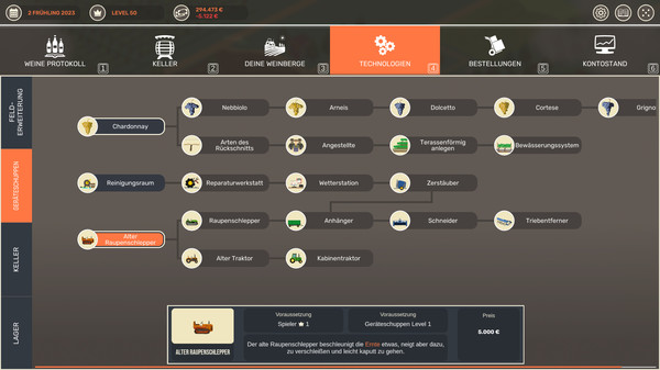 Hundred Days Winemaking Simulator Screenshot 4