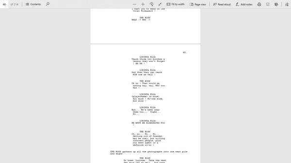 Welcome To... Chichester 3 : Script screenshot 3