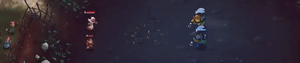 Боевая сцена Gladiator Guild Manager: отряд гладиаторов в сражении, демонстрирующий тактики и взаимодействие юнитов