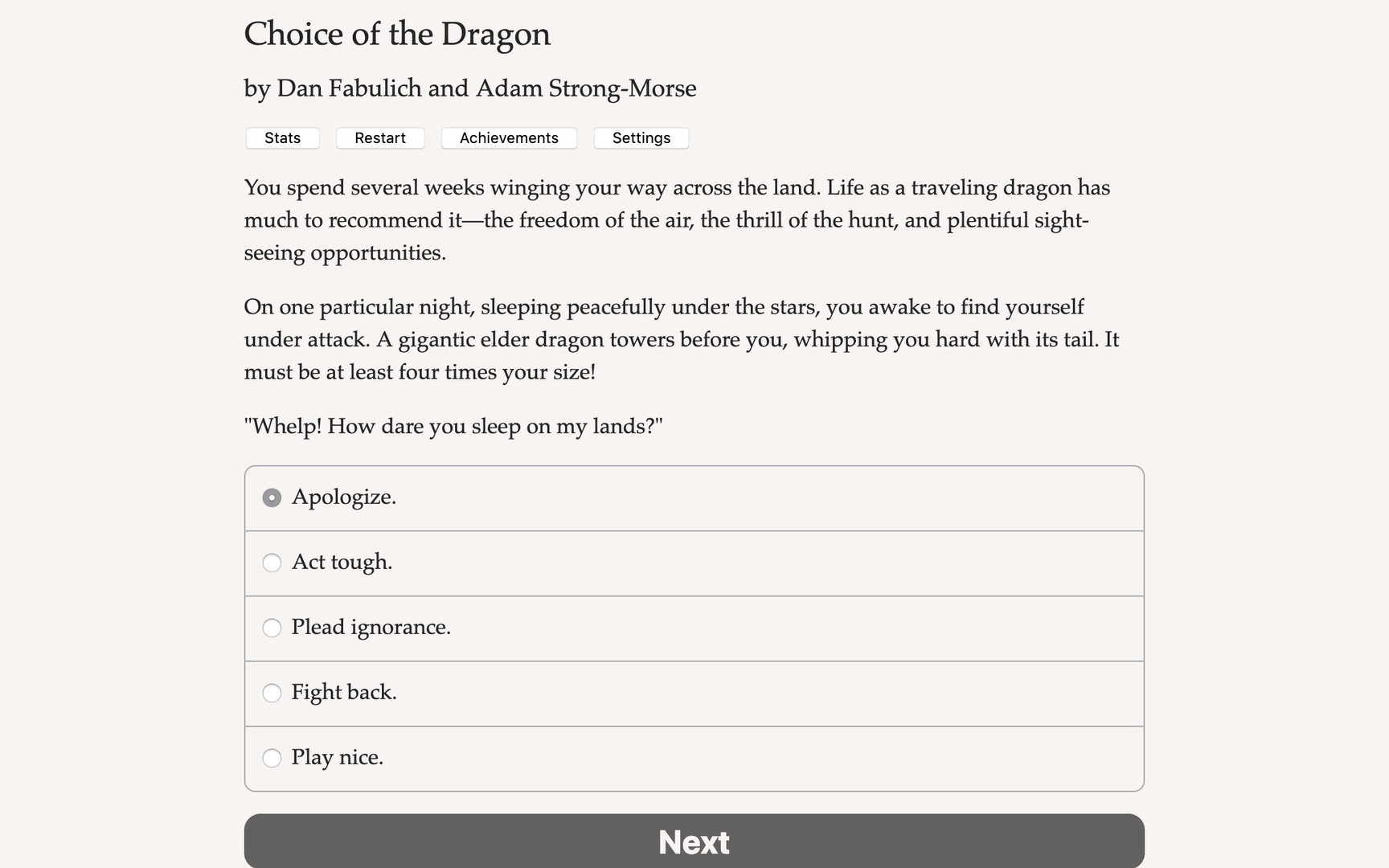 Choice of the Dragon screenshot #5