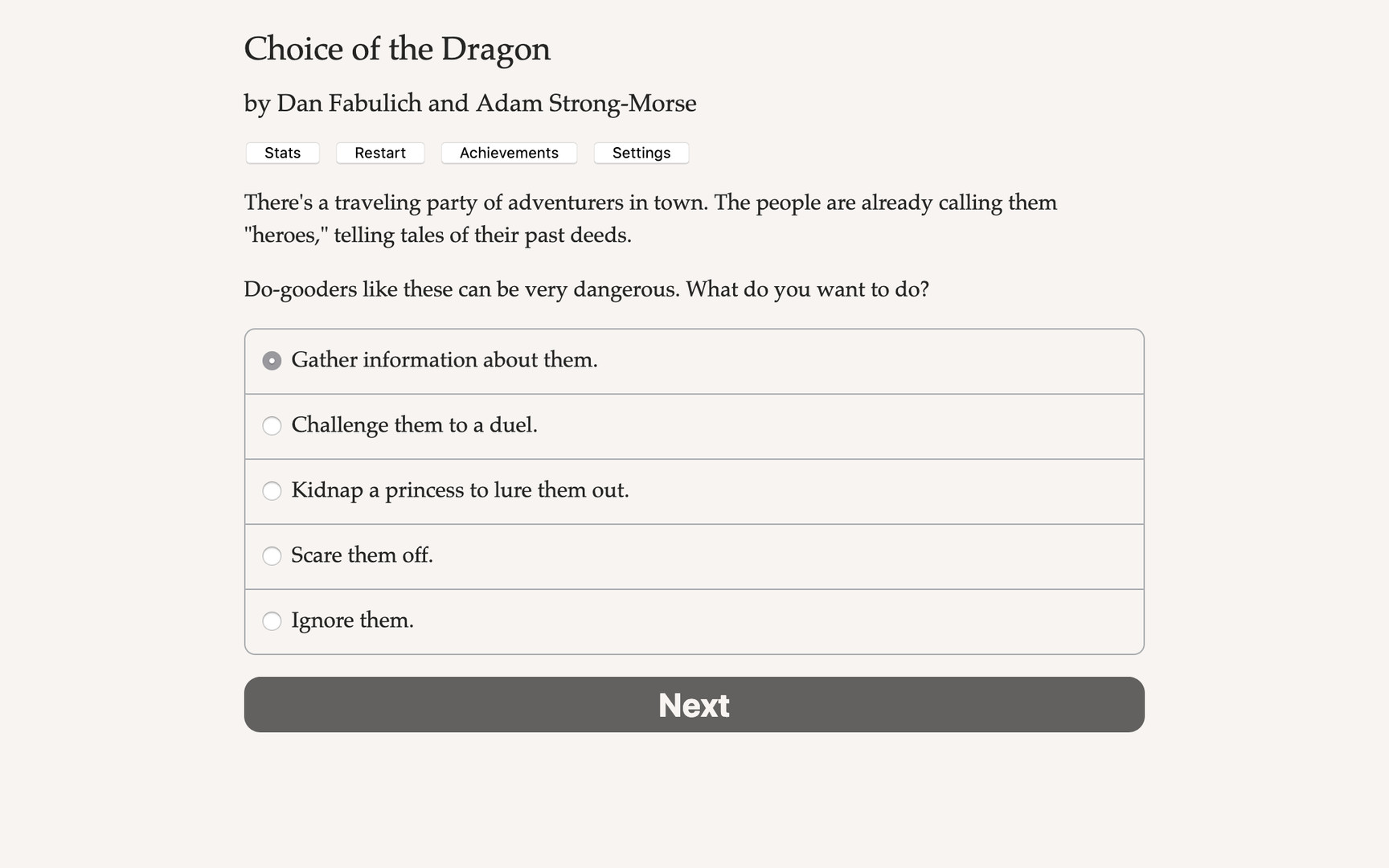 Choice of the Dragon screenshot #4