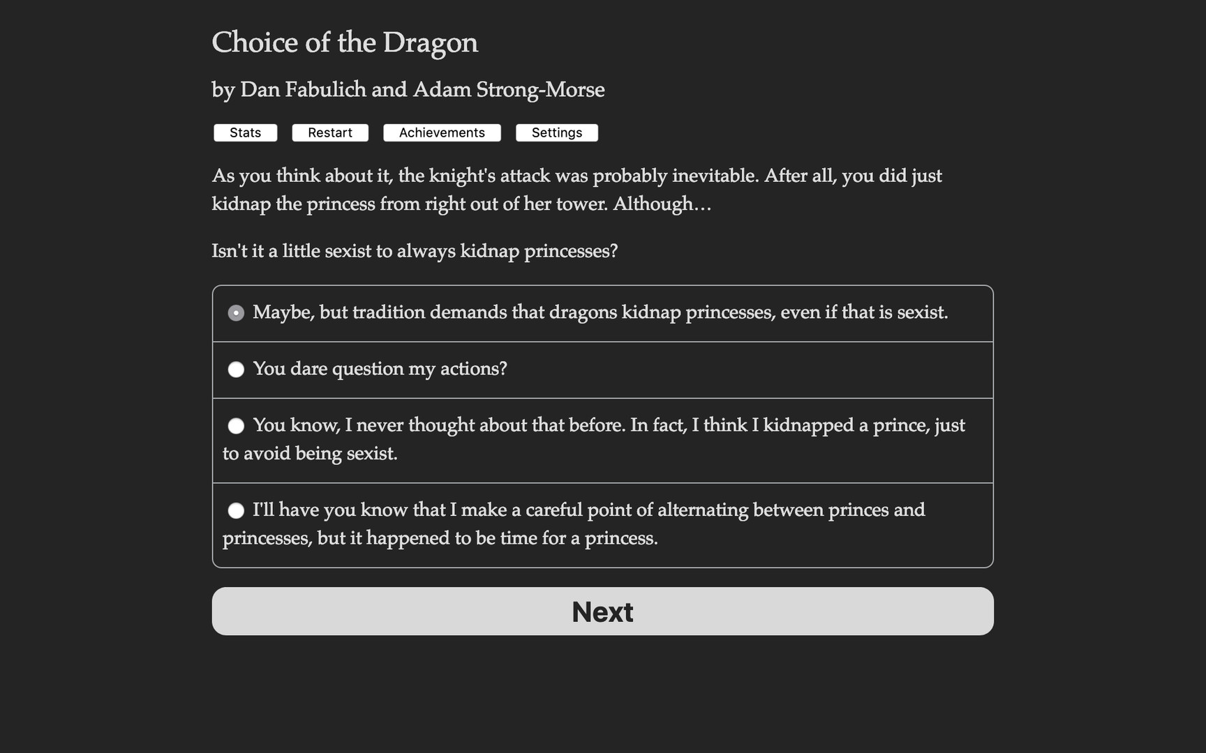 Choice of the Dragon screenshot #2