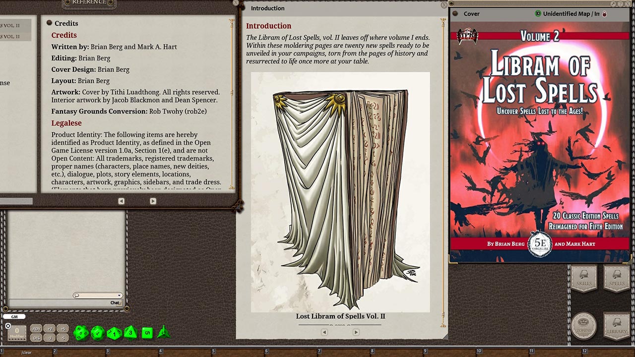 Fantasy Grounds - Libram of Lost Spells, Volume 2 (5E)のスクリーンショット 1
