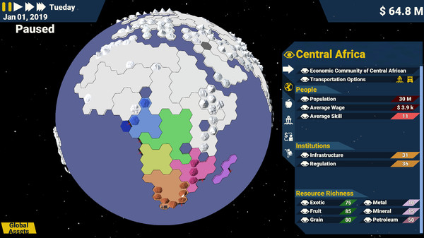 Screenshot z Global Fortune