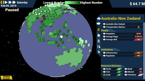 Screenshot z Global Fortune