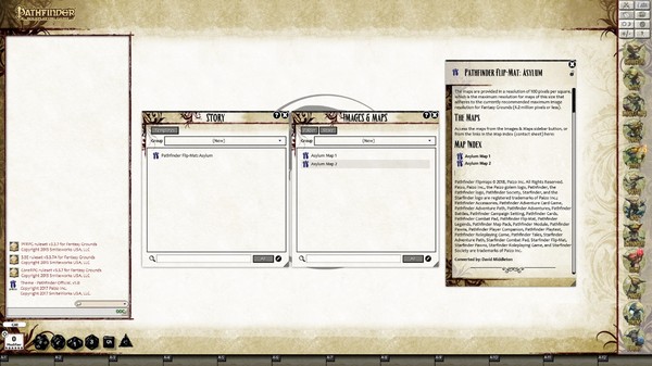 Fantasy Grounds - Pathfinder Flip-Mat: Asylum (Map Pack)