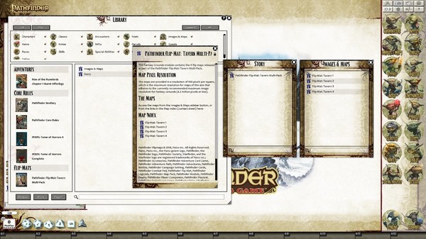 Fantasy Grounds - Pathfinder Flip-Mat: Tavern Multi-Pack (Map Pack)
