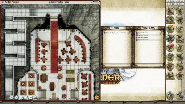 Fantasy Grounds - Pathfinder Flip-Mat: Tavern Multi-Pack (Map Pack)