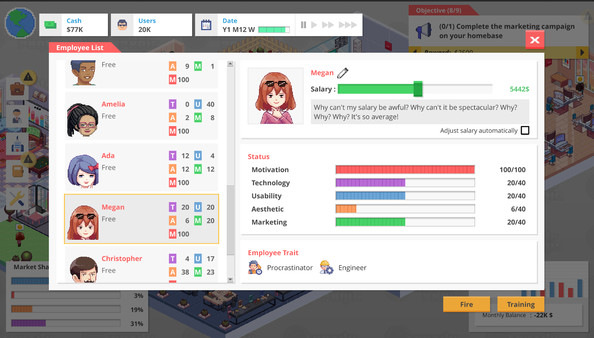 Startup Panic Screenshot