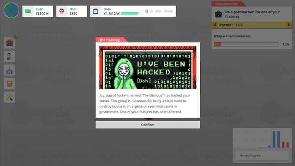 Startup Panic Screenshot