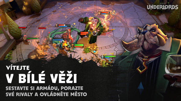 Dota Underlords snímek obrazovky 1