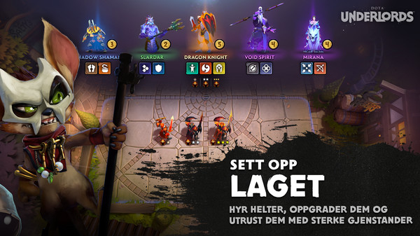 Dota Underlords skjermbilde 2