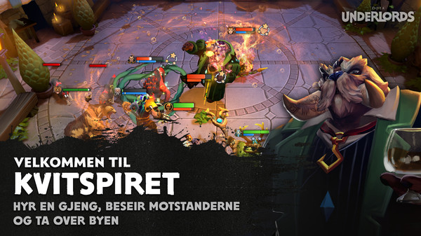 Dota Underlords skjermbilde 1