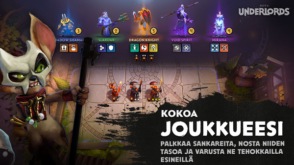 Dota Underlords kuvakaappaus 2