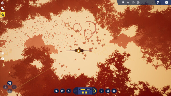 Screenshot of Deep Space Delivery gameplay showing in-action mechanics