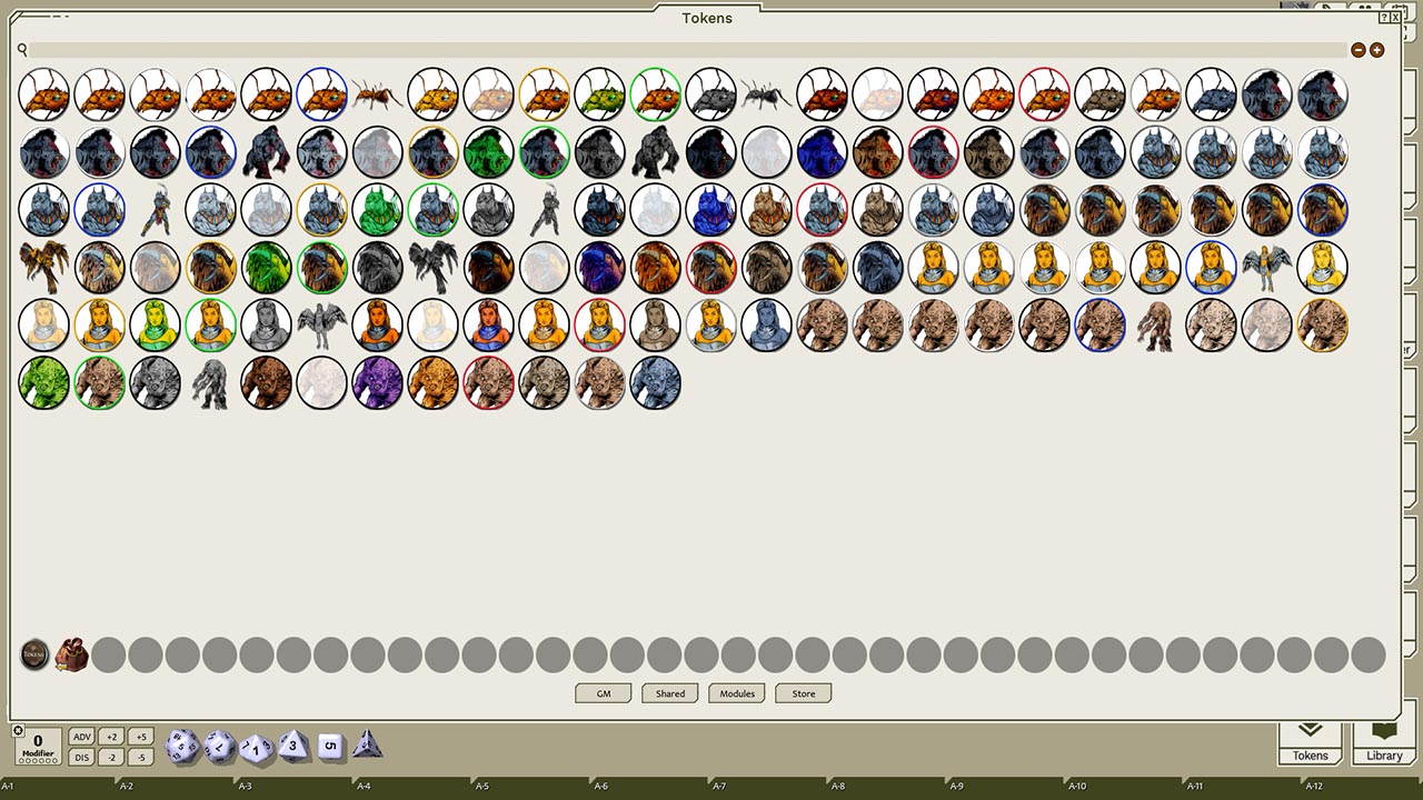 Fantasy Grounds - Creatures A-Z, Volume 8 (Token Pack)のスクリーンショット 1
