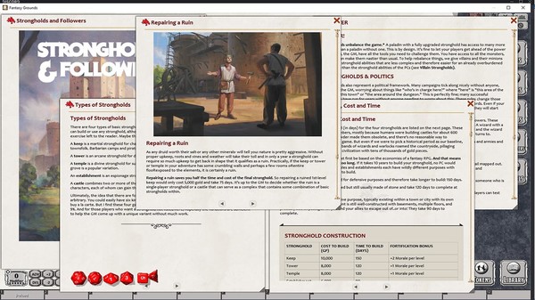 Fantasy Grounds - Strongholds & Followers (5E)