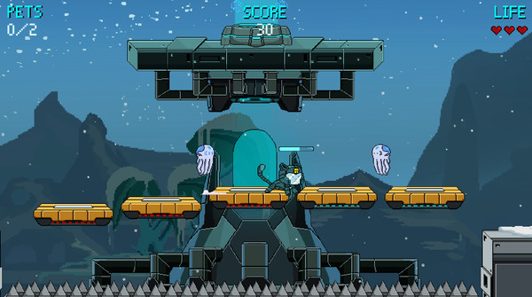 Screenshot z Super Catscape