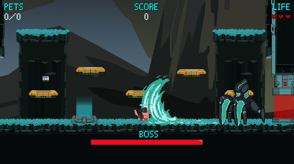 Screenshot z Super Catscape