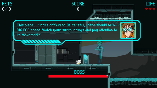 Screenshot z Super Catscape