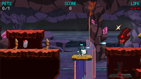 Screenshot z Super Catscape