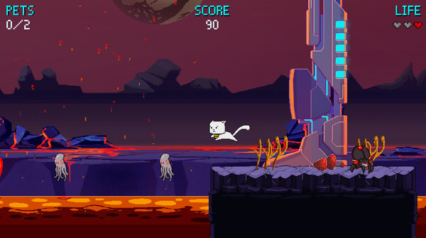 Screenshot z Super Catscape