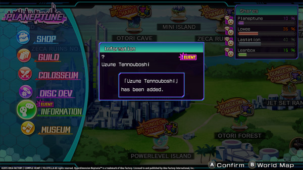 Hyperdimension Neptunia Re;Birth3 Uzume Battle Entry screenshot 7