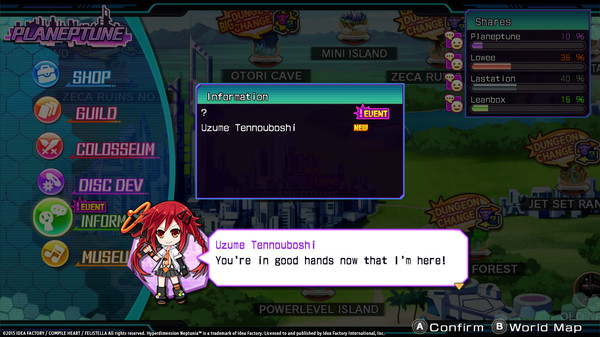 Hyperdimension Neptunia Re;Birth3 Uzume Battle Entry screenshot 8