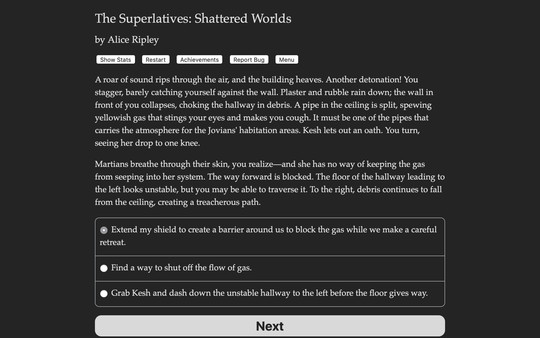 Screenshot z The Superlatives: Shattered Worlds