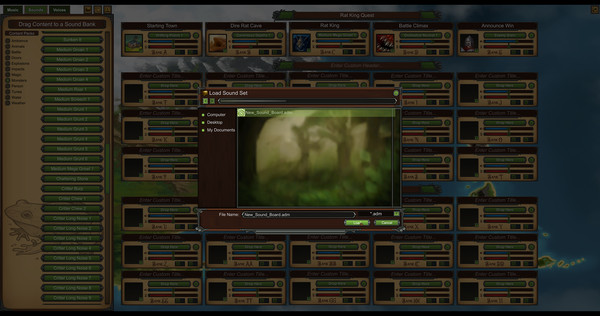 Screenshot z Ambient DM Screenshot z Ambient DM