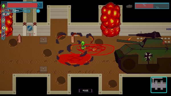 Screenshot z Die Bloody Nazi Die!