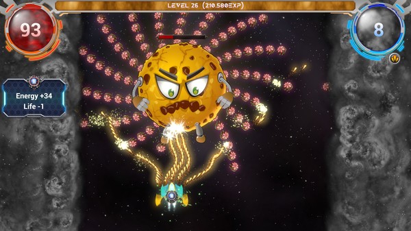 Screenshot z Cookie Invaders