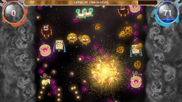 Screenshot z Cookie Invaders