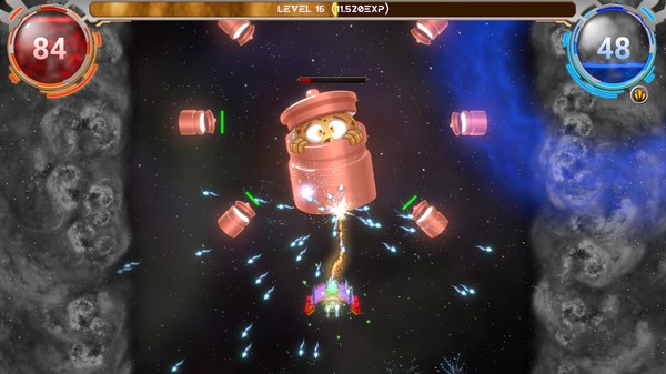 Screenshot z Cookie Invaders