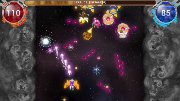 Screenshot z Cookie Invaders