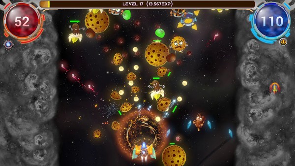 Screenshot z Cookie Invaders
