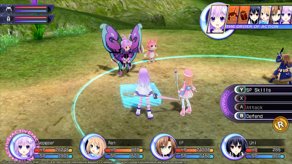 Hyperdimension Neptunia Re;Birth2 Lily-ad Dungeon