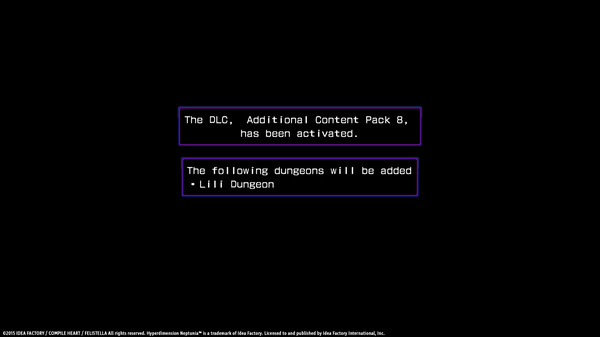 Hyperdimension Neptunia Re;Birth2 Lily-ad Dungeon