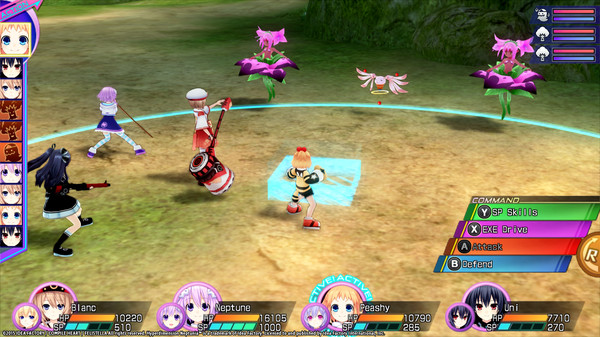 Hyperdimension Neptunia Re;Birth3 Lily-ad Dungeon