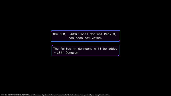 Hyperdimension Neptunia Re;Birth3 Lily-ad Dungeon