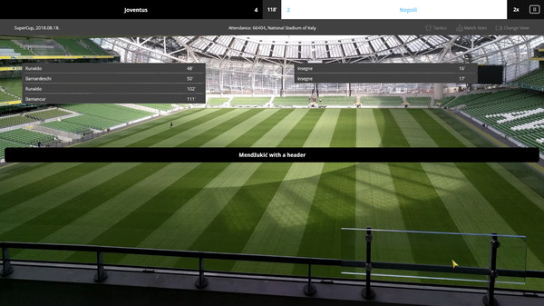Screenshot z Global Soccer: A Management Game 2019