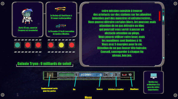 Screenshot z The Artefacts lost in the Galaxy