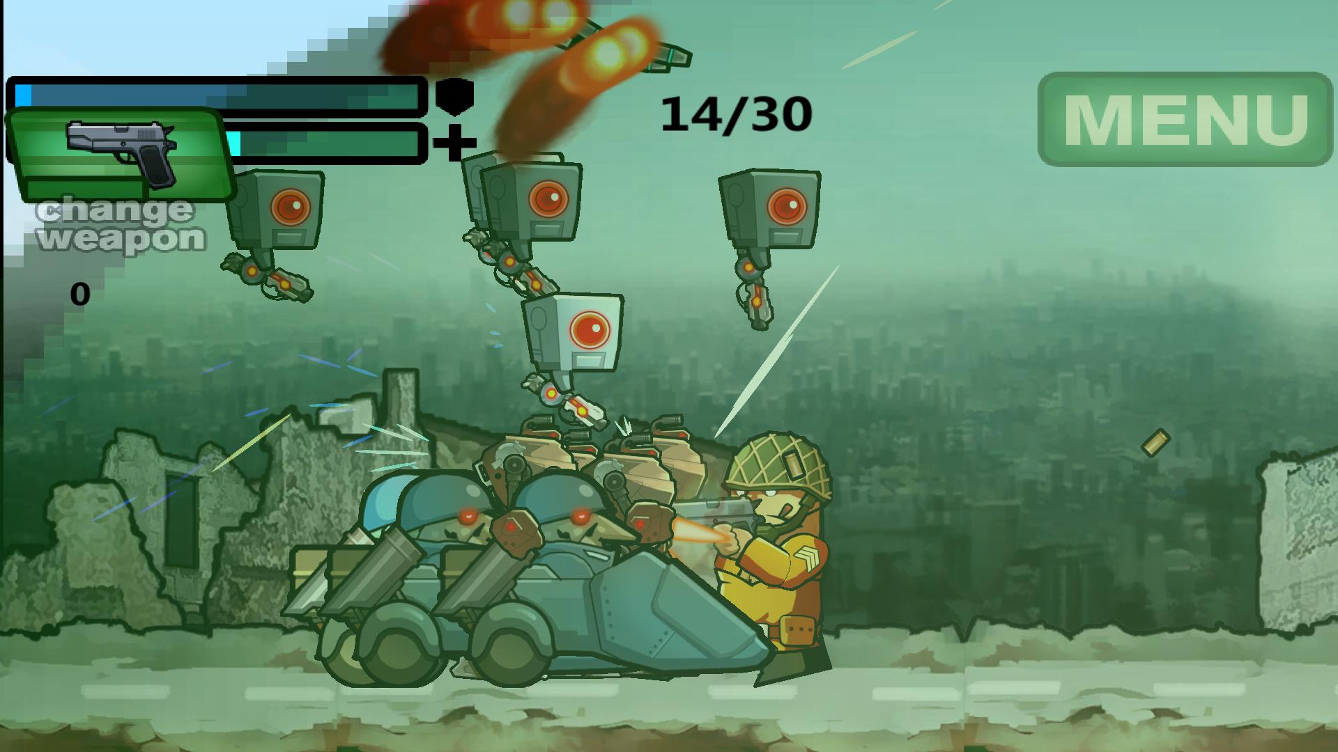 Assault of the Robotsのスクリーンショット 1