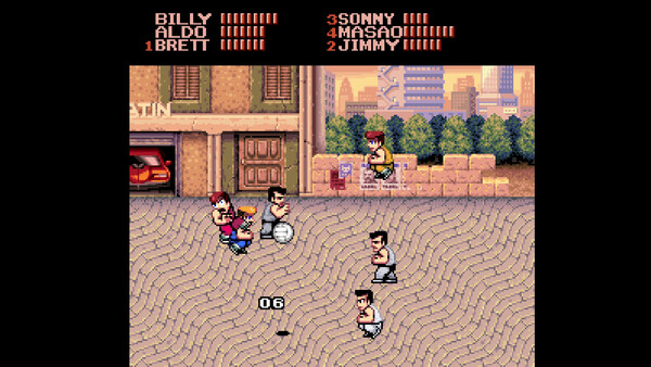 Скриншот из Double Dragon Dodgeball