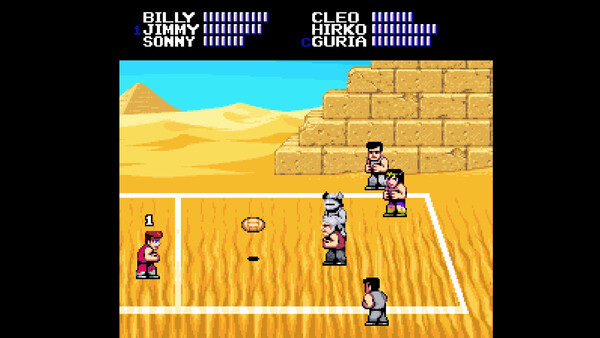 Скриншот из Double Dragon Dodgeball